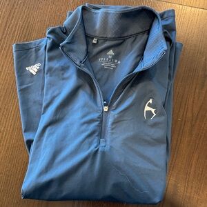 Adidas Navy Quarter-Zip Top Golf pullover. Women’s - M new without tags